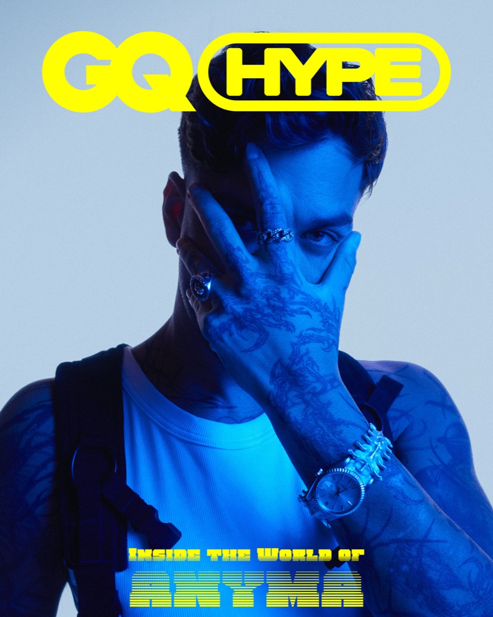 Anyma on the cover of GQ wearing ABALLE